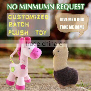 Mini toy plush finger puppet customized stuffed finger toys