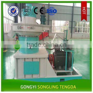 Easy to operate vertical wood pellet ring die machine