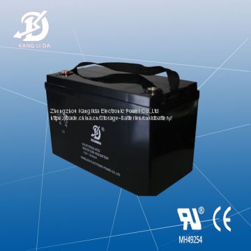 Kanglida 12v100ah maintenance free deep cycle solar battery