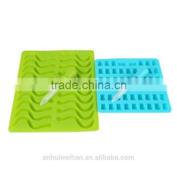 Amazon hot selling food grade high quality silicone gummy bear mold