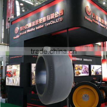 China supplier hot sale forklift truck press on solid tires 16x6x10 1/2 16x5x10 1/2 with good price