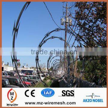 SECURITY BTO-22 CBT-65 GALVANIZED RAZOR WIRE FOR SALE