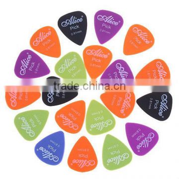 20pcs Alice Smooth Nylon 0.81mm Guitar Picks Plectrums