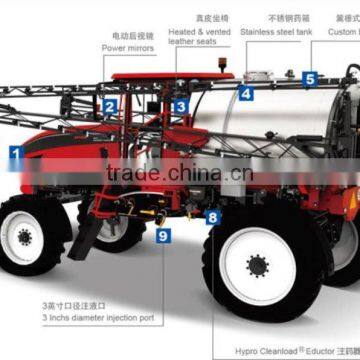 Top Quality High Clearance GPS Auto Driving Self Propelled Boom Sprayer With Tank Capacity 3000L 3500L 4500L photo-2