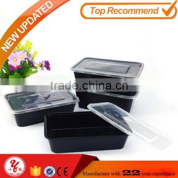 Wow unbelieveable microwavable square food containers with 1 compartment