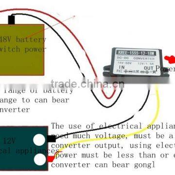 12V24V Turn 24V1A DC-DC Power Supply Module 10-40V Turn 24V1A24W Automatic Power-down photo-2