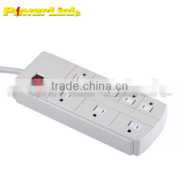 H80132 UL/CUL 8 outlet power strip with surge protectors / power bar / power sockets