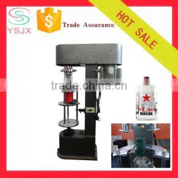 Soy sauce glass bottle / wine bottle screw capping machine