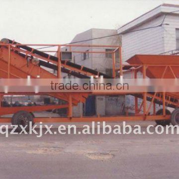 movable sand screen machine