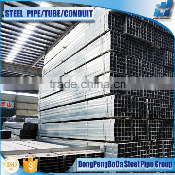 50*120*2.0mm China hot dipped galvanized gi steel pipe