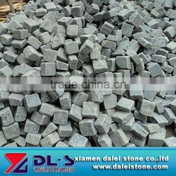 G654 Outdoor Cobble Grey Granite Paving Stone