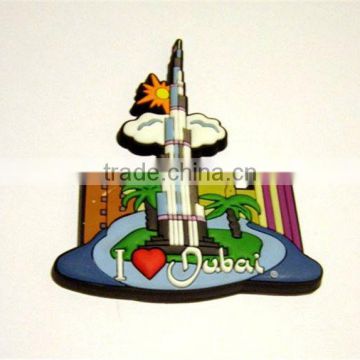 Resin Dubai fridge magnets for souvenir decor