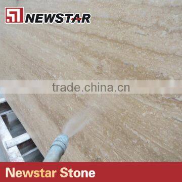 polished Surface Finishing Classic Roman travertine White