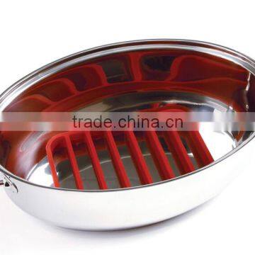 2016 Hot Selling 100% FDA Eco-friendly Silicone Bbq Roasting Rack photo-5