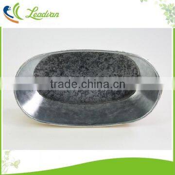 Art Minds Natural Tree Bark and Iron Sheet Barrel Artificial Flower Basket Decoration photo-3