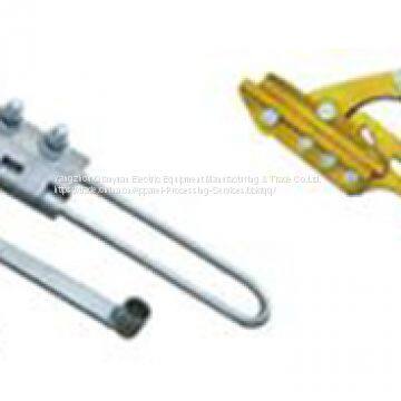 Bolt type OPGW come along clamp