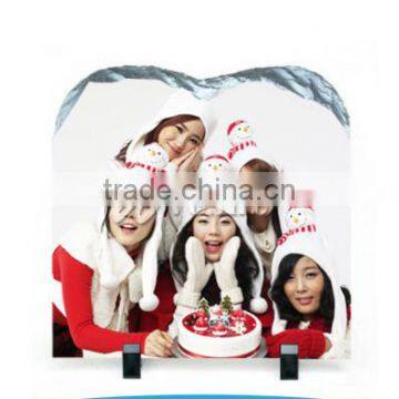 White Coated Sublimation Classic Photo Slate for heat press printing