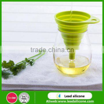 Wholesale Kitchenware Foldable Silicone Funnel,Collapsible Silicone Funnel photo-3