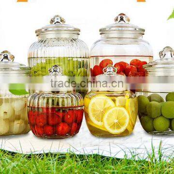 1500ml glass storage jar big storage glass jar glass food jar