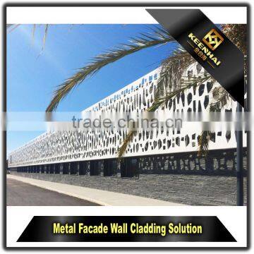 Laser Cutting Wall Cladding Decorative Aluminium Perforated Panels photo-3