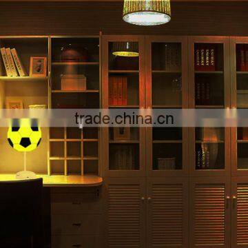 Creative DIY Handmade Football Decorative Table Lamp, Personality World Cup Football Lamp Colorful Atmosphere Night Light Lamp photo-3