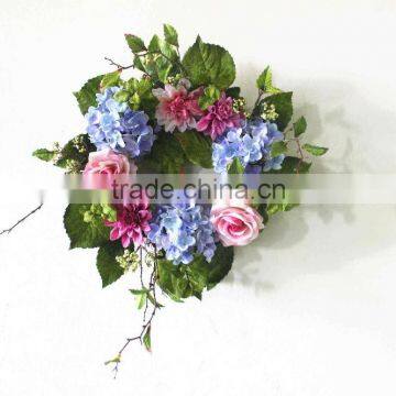 SJ80012018 Holiday Lux Wreathes/plastic Wreath/flower Wreathes With Leaf photo-6