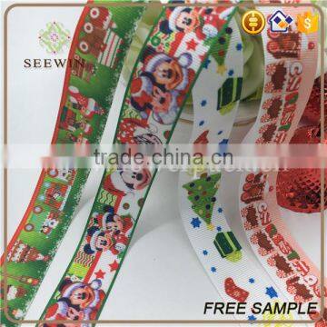 Wired Printed Christmas Gift Ribbon photo-6