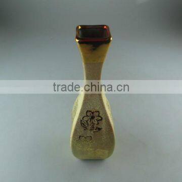 mordern design golden porcelain vase