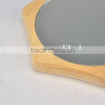 Hexagonal Wooden Mirror photo-2