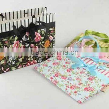 Flower Design Foldable Gift Bag With Bowknot/ Shopping Bag photo-4