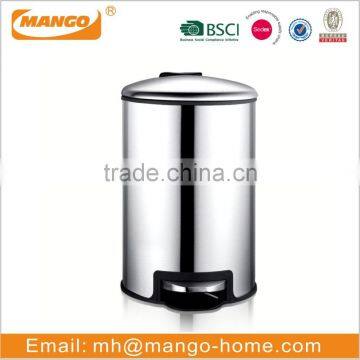 Classical Stainless Steel Pedal Trash Can photo-2
