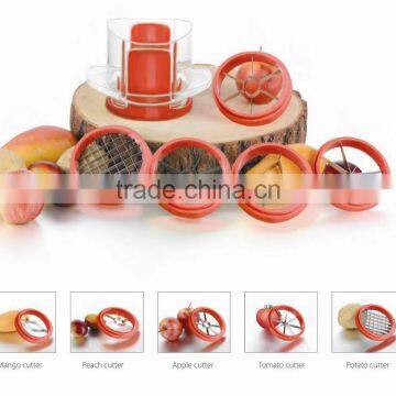 Food grade High quality Plastic Multi cutter,vegetable fruit slicer