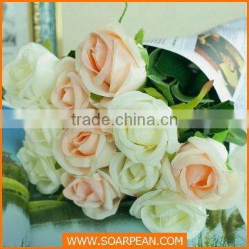 fashion store decorative silk white rose flower