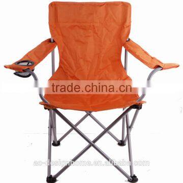 ORANGE 600D POLYESTER/STEEL BEACH CHAIR