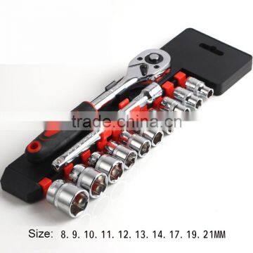 12pcs 3/8" Ratchet Wrench Socket Set Socket Spanner Hex Screwdriver photo-6