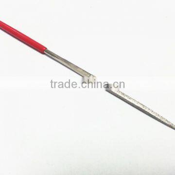 Electroplated Diamond Triangle Round File photo-6
