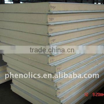 PU/Poyurethane insulating sandwich wall panel