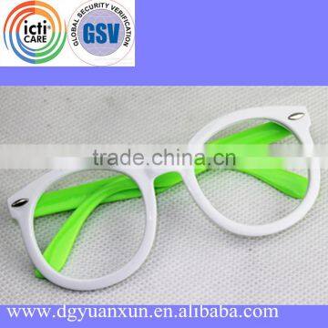 Kid Frames Eyewear New 2015 funny decorative plastic eyeglass frame from dongguan icti factory