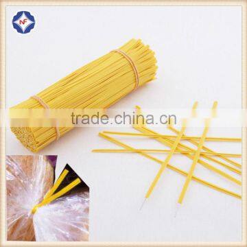 PVC coated gift/bags twist tie wire /twisted wire coat hook