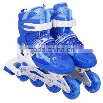 2017 New Style High Quality PU 4 Wheels Adjustable Roller Skates,flashing Kid's Skate photo-2