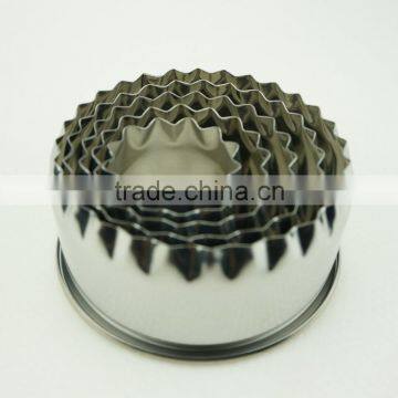 47099 5 Pcs Round Shape Stainless Steel Cookie Cutter Set photo-6