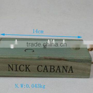 Man wooden watch display box with Sliding lid
