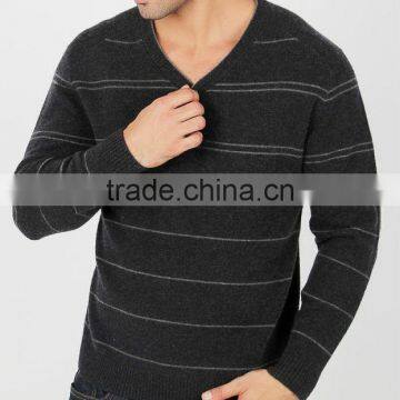 The 2013 manufacturers Men striped mature cashmere pullover