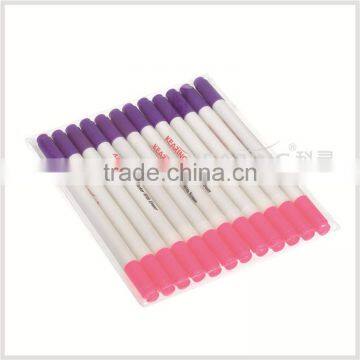Kearing Brand Fabric Garment Air Erasable Self Vanishing Violet+pink Color Dual Tipped Air Erasable Marker # AT10-VP photo-4