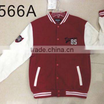 factory 2015 mens custom plain varsity jacket