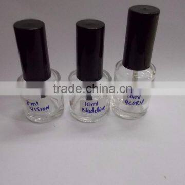 Clear Glass 5 ml Nail Polish Bottle,High Quality Nail Polish Bottle With Cap and Brush photo-3