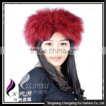 CX-E-16 Fashioon Women Hairband Fur Stretch Neck Warmer Girls Hair Headband photo-5