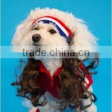 2014 new prodtction Dog Mullet Wig , dog wig