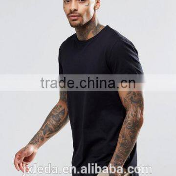 Factory Direct Sale Men Grey/white/black Summer Zip Back Plain Cerw Neck Short Sleeve Jersey T-shirt Custom photo-6