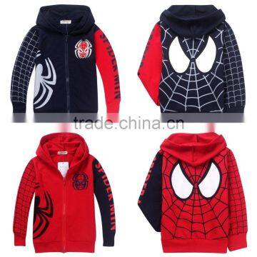 Brand New boys autumn zipper hoodies kids cartoon sweatshirts